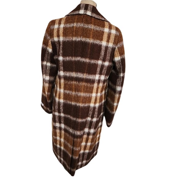 Calvin Klein Women's Plaid Single-Breasted wool Walker Coat size 8 new!!! - Picture 9 of 13